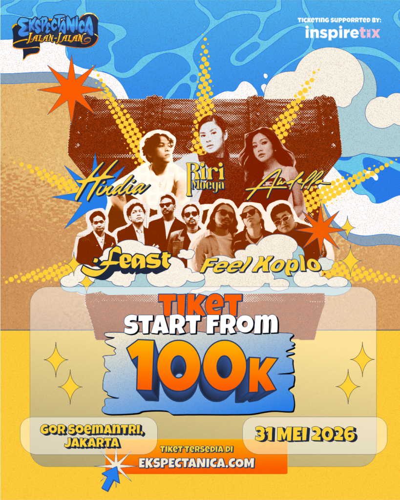 Line-up segini cuma mulai 100K? 😭 Hindia, .Feast, Feel Koplo, Awdella, dan banyak lagi bakal mampir ke Jakarta di Ekspektanica Jalan-Jalan 👀 Katanya lagi ada flash sale terbatas, jadi kalau kelamaan mikir bisa keburu habis ☁️ 🎟️ ekspectanica.com Yuk follow @tangkab_ambyar untuk informasi update seputar konser musik.